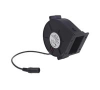 Ventilador de barbacoa de 12 V CC de 5,5 x 2,1 mm, conducto de aire cuadrado 9733 97 x 97 x 33 mm, 5300R / min, herramienta de cocina Turbofan, ventilador de barbacoa