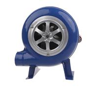 Ventilador de barbacoa de 150/120/80 W, soplador de forjas de herrero con conducto de hierro manual portátil para campamento, potente accesorio de parrilla