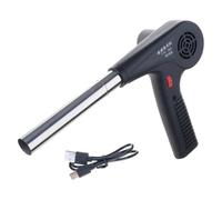 Ventilador de barbacoa para cocinar al aire libre, soplador de aire para barbacoa, fuelle de mano, herramienta de manivela de camping, soplador de aire de cocina de mano