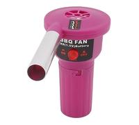 Ventilador de barbacoa portátil con batería, soplador de aire, ventilador de barbacoa de mano, soplador de aire para acampar al aire libre, picnic, parrilla de carbón, barbacoa