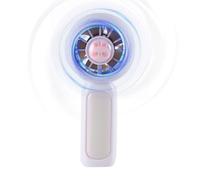 Ventilador de bolsillo pequeño, ventilador manual recargable, ventilador de escritorio personal pequeño ordenador de mano, Gadgets de refrigeración Ligero, larga vida útil de la batería, suministros