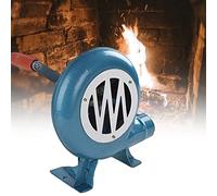 Ventilador de bomba de aire, soplador de manivela para herrero forja, ventilador de barbacoa, soplador de fuego portátil, parrilla, arrancador de fuego, herramienta de cocina para camping, senderismo