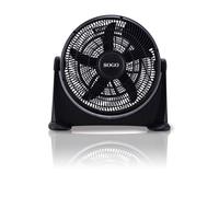SOGO Ventilador de Box 16" 40cm con Motor 80W Silencioso - De Alta on 3 Velocidades y 5 Aspas - Rejilla Giratoria Multidireccional para Máxima Circulación de Aire en Hogar y Oficina