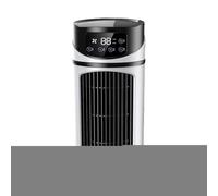 Ventilador de CA portátil: ventilador de refrigeración compacto, aire acondicionado evaporativo | Mini espacio personal más fresco con temporizador, humidificador tranquilo para el dormitorio de la