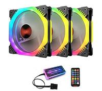 Ventilador De Caja Ark,Ventilador De Refrigeración Para Ordenador De Sobremesa De 12cm,Ventilador Pequeño De Interfaz De 6 Pines,Ventilador Rgb De Doble Anillo Octogonal Con Cambio De Color