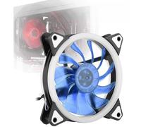 Ventilador de Caja de 120 Mm, Ventilador de Caja de PC LED de Alto Flujo de Aire de 120 Mm Ventilador de Caja de PC PWM, Ventilador de PC Ultra Silencioso de 3 Pines / 4 Pines