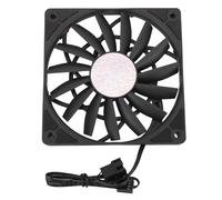 Ventilador de Caja PWM, Rodamiento de Presión Dinámica MFDB de 120 Mm, Ventilador de Refrigeración de 500 a 1800 RPM, 52,9 CFM, Compatible con Chasis, bajo Nivel de Ruido, Larga