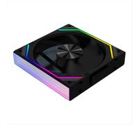 Ventilador de caja V2RS con bloque mágico de empalme libre, 120 mm, para PC, 12 V, chasis Lian, 3 pines, 5 V, ARGB, luz divina Li, negro, A