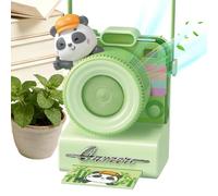 Ventilador de cámara personal - Retro Aesthetic Cooler, Slim Rechargeable with Strap, Lightweight Pliable, Stylish Summer Accessory, for Fashionable Women Teens Daily Commuting Travel Beach Vacation