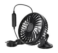 Ventilador de camión - Soplador de aire con - Ventilador USB silencioso de 3 niveles ajustable para dormitorio, cuarto de bebé, viajes, tienda de campaña al aire libre, carrito de golf, cabina