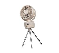 Ventilador de camping portátil con alimentación USB, batería de 3600 mAh, pantalla digital, base de trípode, dispositivo de refrigeración para exteriores, interior, ventilador portátil con USB