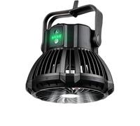 Ventilador de Camping Recargable - Portátil 4000 mAh 3 Velocidades con Luz | Ventilador de Escritorio y Habitación - para Exterior Pesca Playa Jardín Barbacoa Viaje Obra Interior Hogar Oficina Escrito
