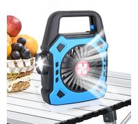 Ventilador De Camping Recargable - Ventilador Recargable Refrigerante, Ventiladores De Tienda Para Camping Colgables - Para Al Aire Libre Camping-Car Viaje Coche Camión Camper Playa Ma