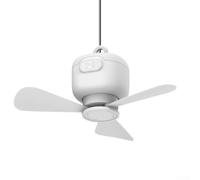 Ventilador de camping USB con aspas desmontables para uso en exteriores, ofrece flujo de aire ajustable y opciones de alimentación fáciles a través de USB desde bancos de energía o portátiles
