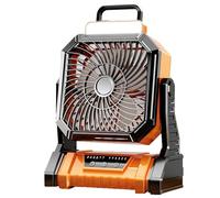 Ventilador de Camping | Ventilador de Camping Personal Compacto - Con Función Linterna 5400mAh 4 modos de flujo de aire ajustable para viajes interiores al aire libre