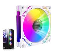 Ventilador de carcasa de PC, ventilador de refrigeración de alto rendimiento, ventilador de carcasa de computadora ARGB, enfriador de disipador de calor de bajo ruido para radiador líquido de