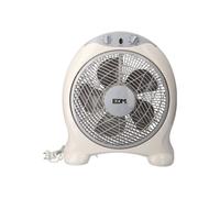 Ventilador de Chão EDM - Box Fan - 45W - Blanco/Gris - 33951