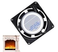 Ventilador de Chimenea - Calor resistente al calor de alta eficiencia, ventilador de calefacción axial de aluminio, cuchillas de metal Boquilla de caldera de leña inserto | Distribución de flujo de