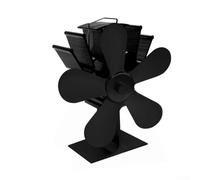 Ventilador de chimenea de 6 aspas, ventilador de estufa de leña no eléctrico, funcionamiento silencioso para un equilibrio de calor eficaz en la sala de distribución de aire