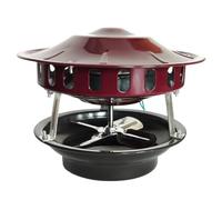 Ventilador de chimenea - Evacuador de humo para chimenea y caldera - Ventilador de ventilación de metal - 80 W de potencia para eliminar eficazmente el humo y el olor