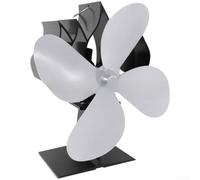 Ventilador de chimenea, ventilador de estufa alimentado por calor de 18,5 | Aleación de aluminio del control automático silencioso de la circulación de aire termoeléctrica para la calefacción interior