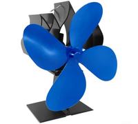 Ventilador de chimenea, ventilador de estufa alimentado por calor de 18,5 | Aleación de aluminio del control automático silencioso de la circulación de aire termoeléctrica para la calefacción interior
