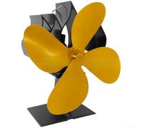 Ventilador de chimenea, ventilador de estufa alimentado por calor de 18,5 | Aleación de aluminio del control automático silencioso de la circulación de aire termoeléctrica para la calefacción interior