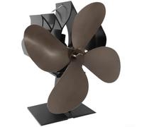 Ventilador de chimenea, ventilador de estufa alimentado por calor de 18,5 | Aleación de aluminio del control automático silencioso de la circulación de aire termoeléctrica para la calefacción interior