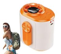 Ventilador de Cintura | Abanico De Cinturón Silencioso Y Portátil | Potente Flujo De Aire, Ajustable En Múltiples Niveles, Recargable USB Para Gimnasio Exterior Tiempo Caluroso