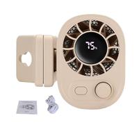 Ventilador de Cintura Ajustable - Clip Multifuncional con Rotación 360° | Control de Velocidad Continua 100 Niveles, Recargable USB, Indicador de Batería | Pinza Versátil para Cintura, Paraguas, Manil