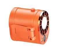 Ventilador de cintura - Mini ventilador recargable de 100 velocidades | Ventilador de clip pequeño para dormitorio, oficina, escuela, viajes, camping, crucero al aire libre, playa, piscina, viaje por