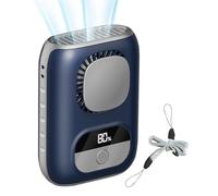 Ventilador de cintura portátil recargable, ventilador personal alimentado por pilas para exteriores, para mujeres y hombres, para interiores, trabajo, viajes, herramienta de refrigeración de bajo