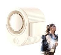 Ventilador de cintura portátil, ventilador personal sin aspas, dispositivo de refrigeración eléctrico para actividades al aire libre, camping, senderismo y ciclismo, accesorio para clima cálido para