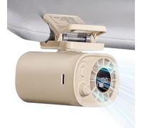 Ventilador de cintura - Ventilador de clip | Refrigeración, dispositivo de refrigeración personal recargable por USB, equipo de circulación de aire de viaje, herramienta para eventos al aire libre