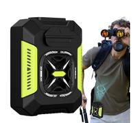 Ventilador de Cintura | Ventilador Para Cinturón,3 Velocidades 5000mAh Portátil Unisex para Exterior Acampada Playa Viaje Senderismo