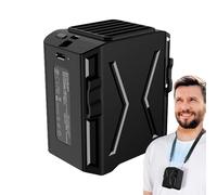 Ventilador De Cinturón,3 Velocidades Refrigerador Personal | Fuerte Flujo De Aire 8000mAh Ventilador De Cinturón De Clip | Para Profesionales Al Aire Libre Senderismo Camping Jardinería