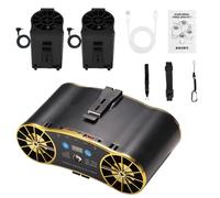 Ventilador De Cinturón Portátil,Refrigerador Personal USB Recargable - Ventilador Cinturón con Luz para Camping Jardín Viaje Astillero Tienda Al Aire Libre