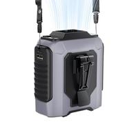 Ventilador de Cinturón, Ventilador Portátil Recargable con Clip para Ropa, Dispositivo Portátil De Flujo De Aire Potente Para Enfriamiento En Senderismo Y Camping