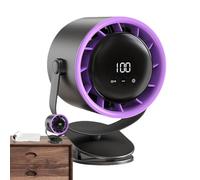 Ventilador de clip de alta velocidad, ventilador de pantalla digital, soplador de aire de 100 velocidades de 7.1 x 6.5 pulgadas, batería auténtica de 4000 mAh, diseño compacto de turbina para