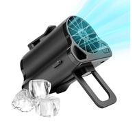 Ventilador de clip de cintura portátil, 5 velocidad personal ventilador con | Waist Cooling Fan Camping for Women Summer Travel Beach Construction Work Sports Hiking Fishing