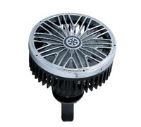 Ventilador de clip de ventilación - Ventilador ajustable | Low noise lighted automotive blower for hot days, fast air circulation for SUV caravan minivan trucks, compact dashboard vent tool.