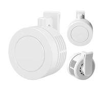 Ventilador de clip pequeño: dispositivo de ventilador tipo torbellino con clip de cintura, de enfriamiento silencioso, control de flujo de aire de velocidades, diseño de operación de bajo
