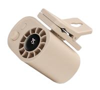 Ventilador de clip portátil, personal, circulador de aire portátil, estilo de banda flexible para el cuello, innovación ultrasilenciosa, unidad de función de viento continuo fuerte