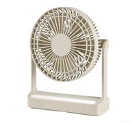 Ventilador de Clip Recargable con LED, 330° Rotación Silencioso para Cochecito Bebé Camping Escritorio USB Amarillo 7x18.5cm(Yellow 1200mAh)