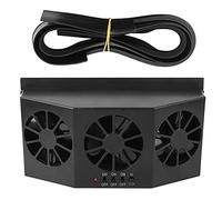 Ventilador de Coche con Energía Solar, Ventilador de Ventilación de Ventana de Coche con Energía Solar Portátil de Refrigeración para Asiento