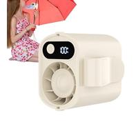 Ventilador de coche | Enfriador Personal de 100 velocidades con pantalla digital | Ventilador de pinza portátil de rotación de 360 grados, para cochecito de coche, coche, hogar, camping, senderismo