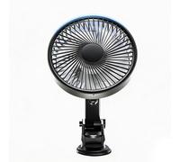 Ventilador de coche | Giratorio potente, 12 V/24 V, ventilador enchufable para coche, refrigerador de aire - Para , coche, SUV, viaje, conducción, salpicadero parabrisas