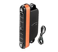 Ventilador de coche para asiento trasero - Brazo de extensión, alimentado por batería, USB C, recargable, ventilador personal pequeño, ventilador personal de mano, ventiladores de refrigeración para