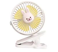 Ventilador de cochecito con clip, ventilador eléctrico para exteriores para niños, función de rotación de 360 grados, herramienta de ventilación para asientos de coche, camas de estudiantes, cunas