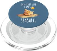 Ventilador de conchas marinas Seashell Collector Past Life Ocean Beach Sand PopSockets PopGrip para MagSafe